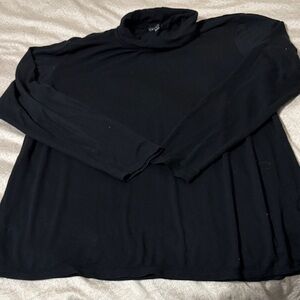 Talbots Womens Classic Black Turtleneck Sweater